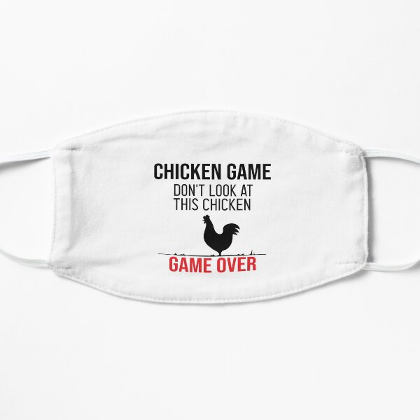 Chicken Game Face Masks Redbubble - roblox chicken mask