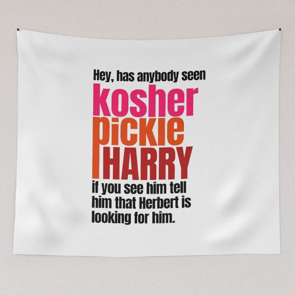 Item preview, Kosher Pickle Harry designed and sold by Logo-A-GoGo.