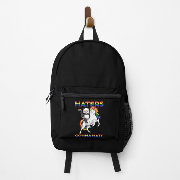 Item preview, LGBT Gay Pride Panda Riding Unicorn Haters Gonna Hate designed and sold by fatamyfan1.