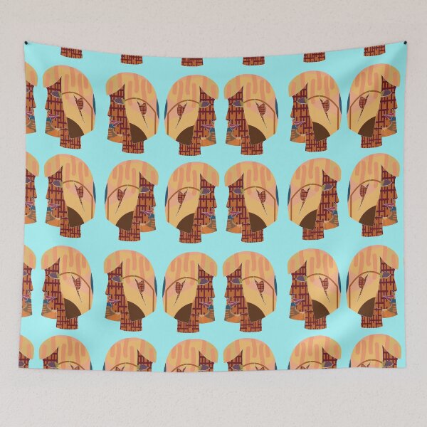 Item preview, Abstract Faces designed and sold by amberkstudios.