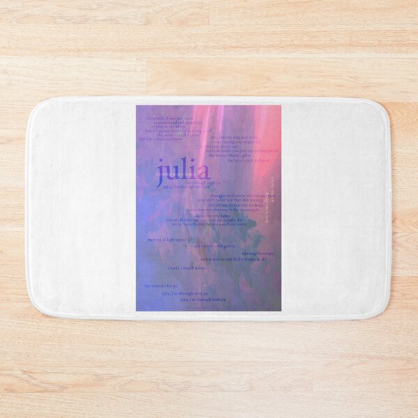 Item preview, julia - love is not dying jeremy zucker typographic designed and sold by hilariffic.