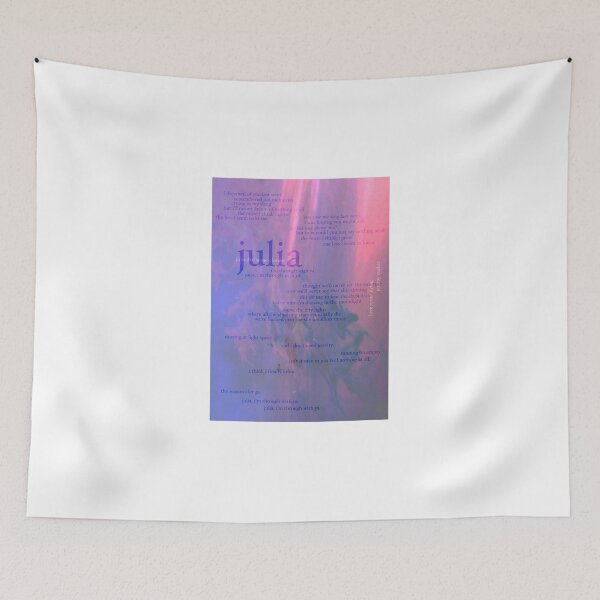 Item preview, julia - love is not dying jeremy zucker typographic designed and sold by hilariffic.