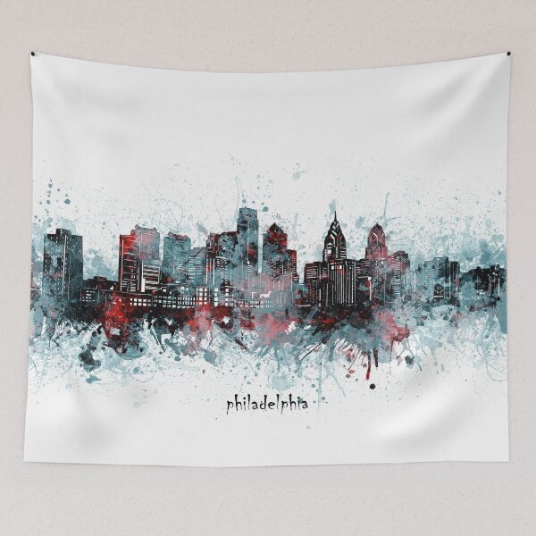 Item preview, philadelphia skyline designed and sold by BekimART2.