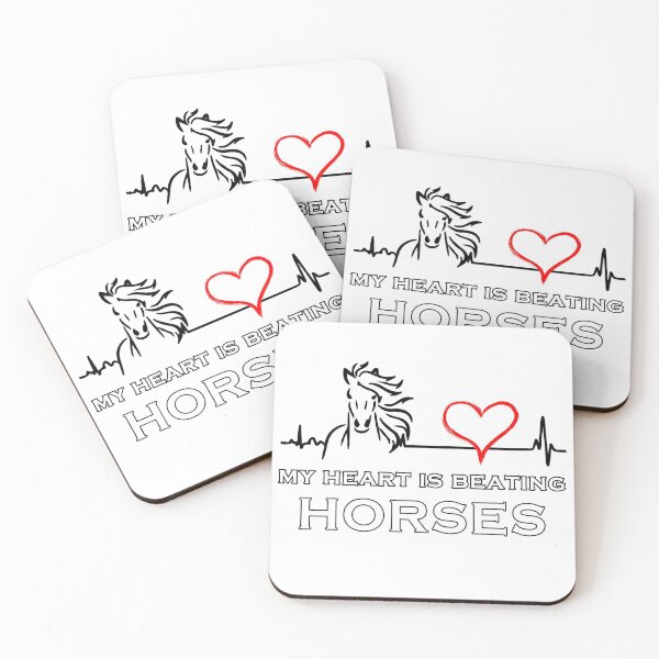 Item preview, Horse heartbeat designed and sold by Catsloversdotme.