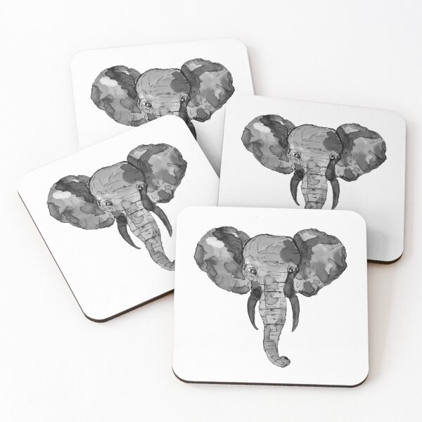 Item preview, Grey African Elephant designed and sold by Sebastian Grafmann.