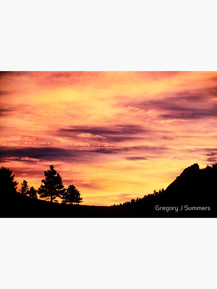 Red Rocks Sunset, Boulder Colorado by nikongreg