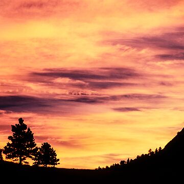 Artwork thumbnail, Red Rocks Sunset, Boulder Colorado by Gregory J Summers