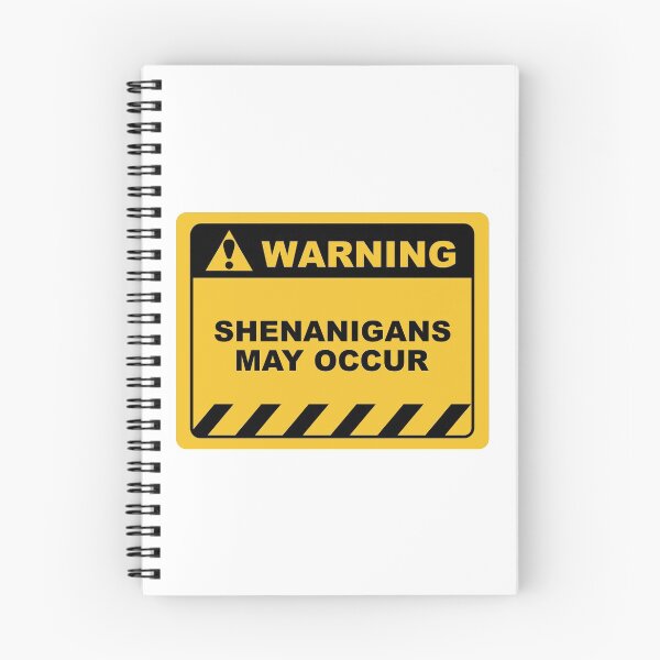 Item preview, Funny Human Warning Label / Sign SHENANIGANS MAY OCCUR Sayings Sarcasm Humor Quotes designed and sold by ColorMeHappy123.