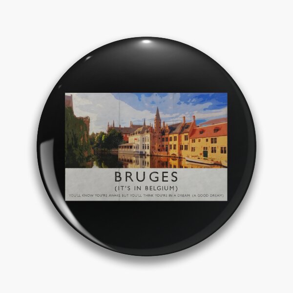 Item preview, In Bruges Bruges (It’s In Belgium) Travel Poster designed and sold by thetshirtworks.
