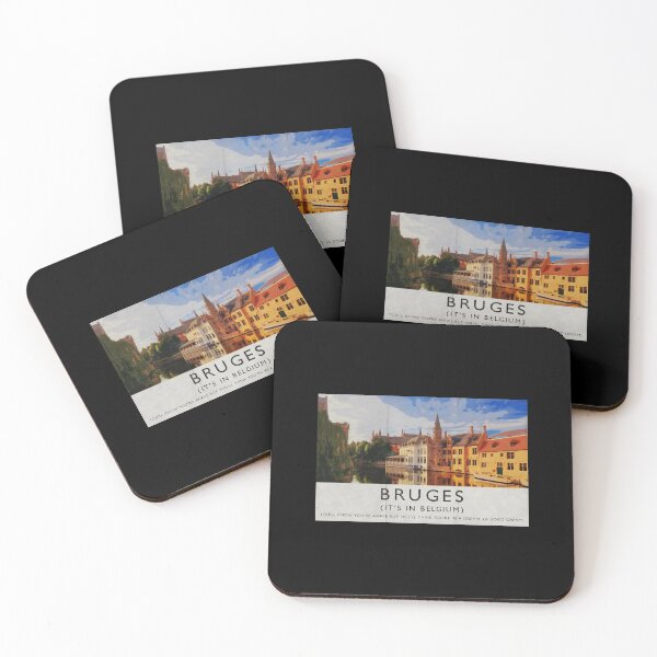 Item preview, In Bruges Bruges (It’s In Belgium) Travel Poster designed and sold by thetshirtworks.
