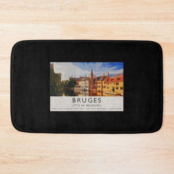 Item preview, In Bruges Bruges (It’s In Belgium) Travel Poster designed and sold by thetshirtworks.