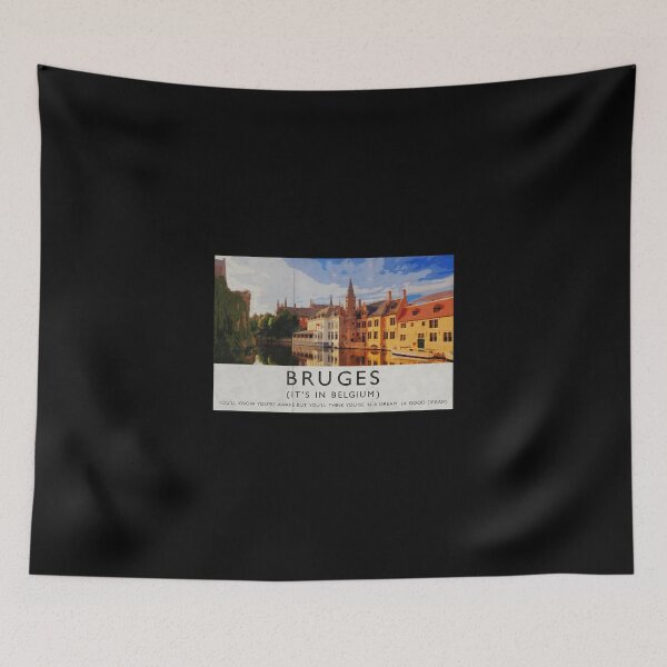 Item preview, In Bruges Bruges (It’s In Belgium) Travel Poster designed and sold by thetshirtworks.