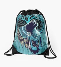 Mochila saco Lobo Chamán Indio