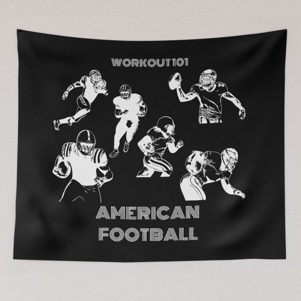 Item preview, American Football (Workout 101) designed and sold by BofflingDesigns.