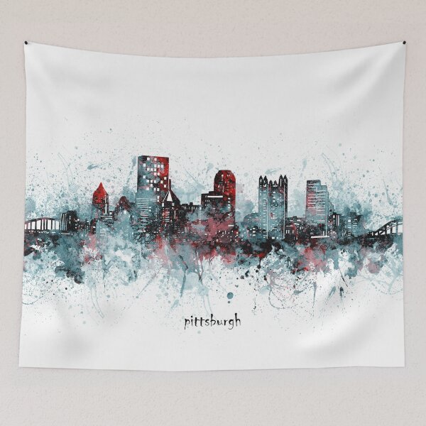 Item preview, pittsburgh skyline designed and sold by BekimART2.