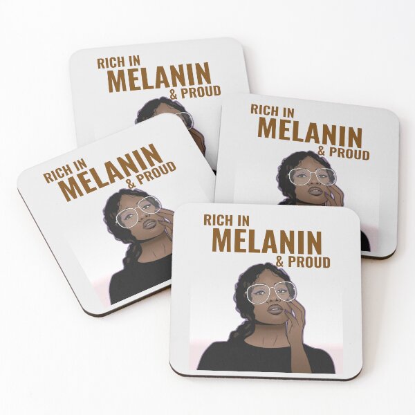 Item preview, Rich in Melanin and Proud  designed and sold by HighEndLowCost.