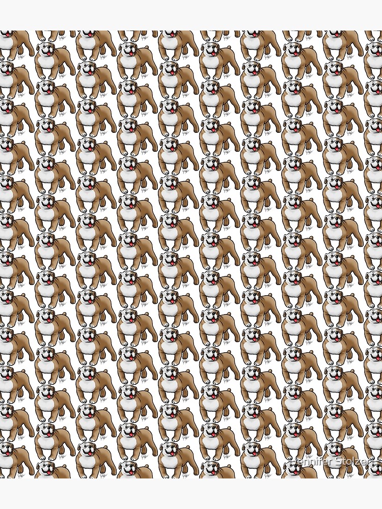 English Bulldog - Fawn and White by jameson9101322