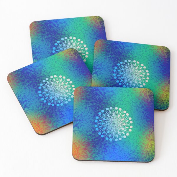 Item preview, REtro 1960s Trippy Psychedelic Colors Mandala Pattern designed and sold by Bill Shearer.