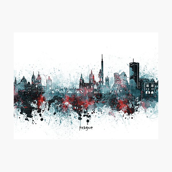 Aperçu de l'œuvre Prague skyline créée et vendue par BekimART2.