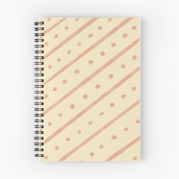 Item preview, Just Peachy Painted Spiral Notebook from The Sunflower Design Co. designed and sold by TheSunflowerCo.