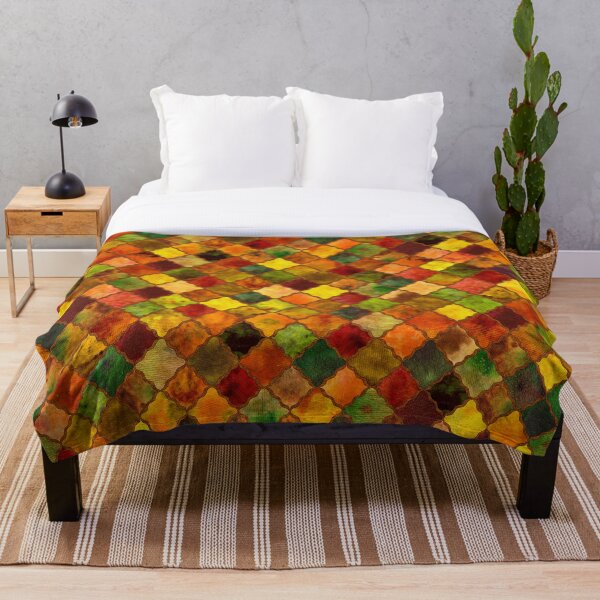 Item preview, Autumn Arabesque Digital Quilt designed and sold by TigerTorreArt.
