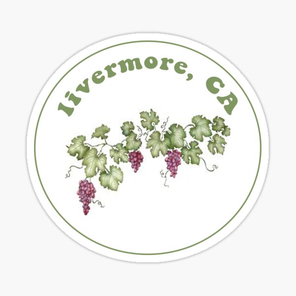 Item preview, Livermore Grape Sticker designed and sold by emilia-romaa.