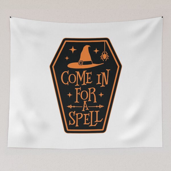 Item preview, Come in For a Spell Halloween Design designed and sold by CompassandCrate.