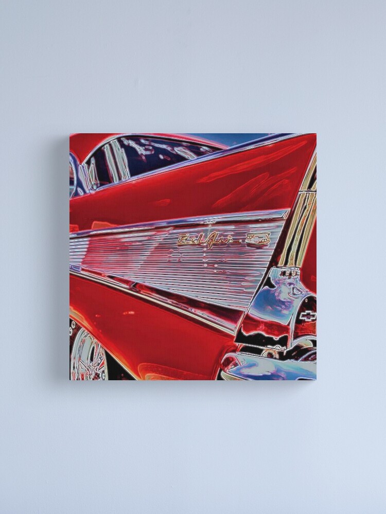 Alternate view of VINTAGE CHEVY BELAIR Canvas Print