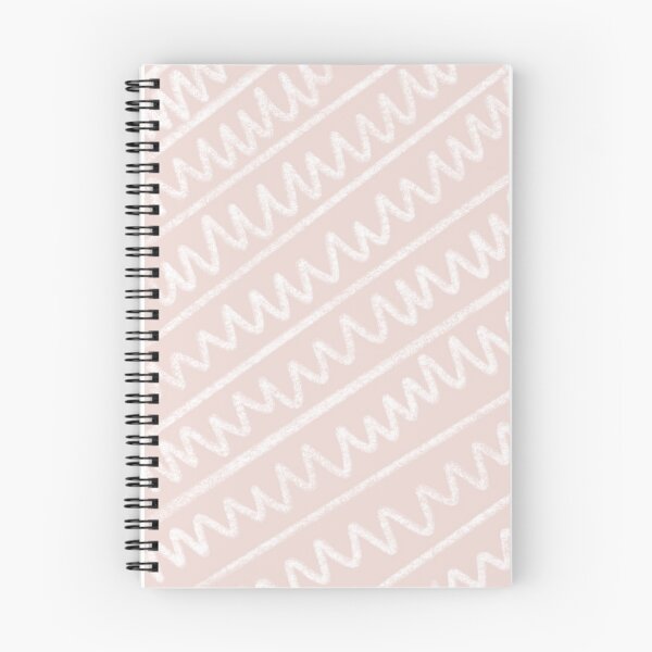 Item preview, Blush & Ivory Painted Spiral Notebook from The Sunflower Design Co. designed and sold by TheSunflowerCo.