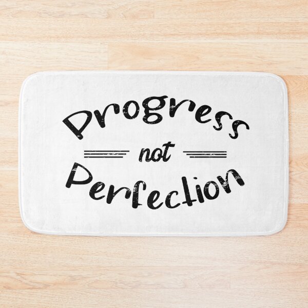 Item preview, Progress Not Perfection - distressed grunge effect designed and sold by JodyzDesigns.