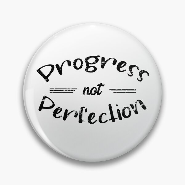 Item preview, Progress Not Perfection - distressed grunge effect designed and sold by JodyzDesigns.