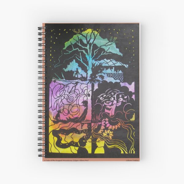 A Tale of the Ragged Mountains in Black Spiral Notebook