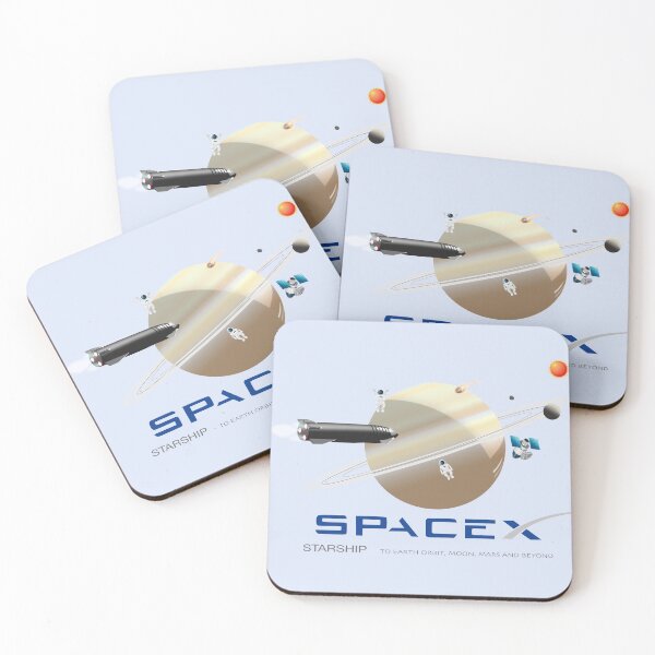 Item preview, SpaceX Startship to Earth Orbit Moon Mars and More designed and sold by LizzyizzyDesign.