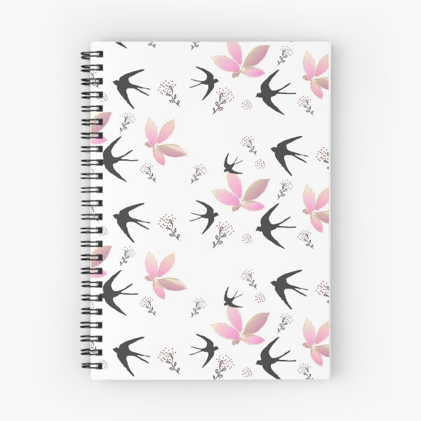 Item preview, Swallows and leaves designed and sold by Emi Yañez.