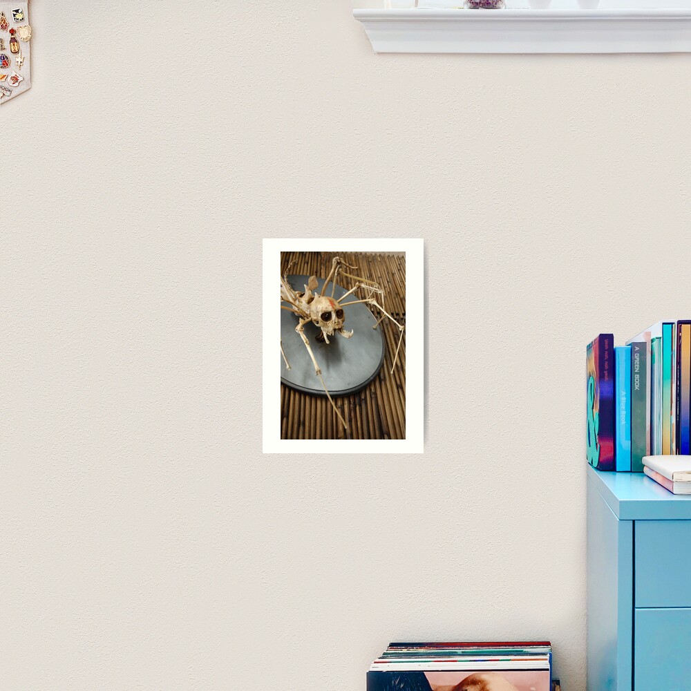 spider monkey taxidermy photograph Art Print