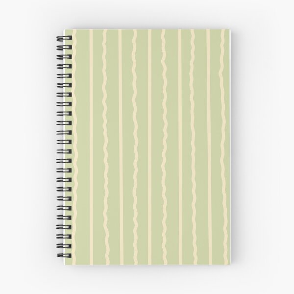 Item preview, Pistachio & Cream Painted Spiral Notebook from The Sunflower Design Co. designed and sold by TheSunflowerCo.