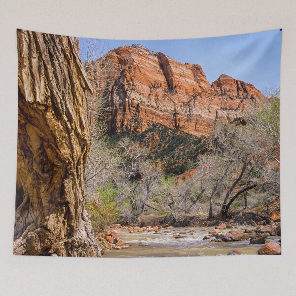 Item preview, Tree, River And Cliffs designed and sold by My Photo Shop.