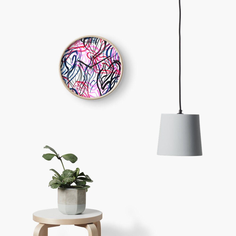 Item preview, Clock designed and sold by amberkstudios.