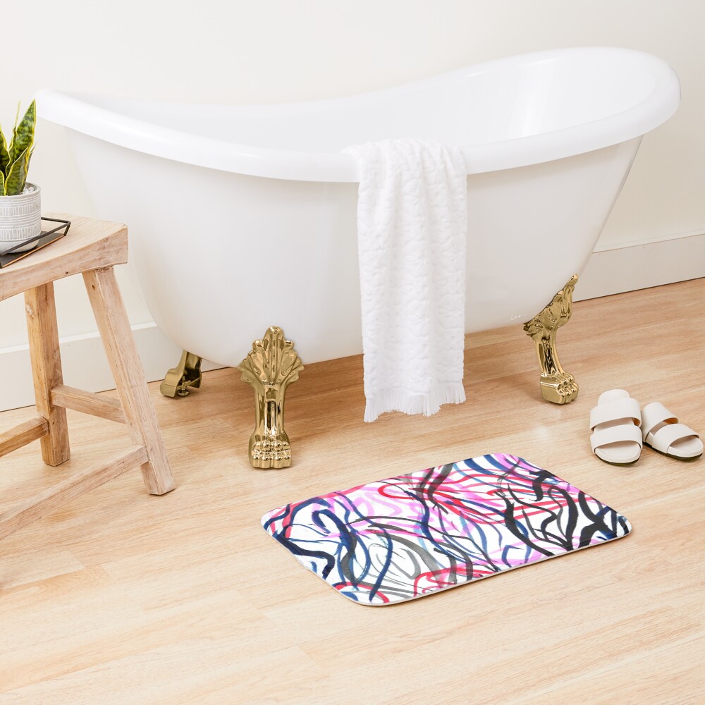 Item preview, Bath Mat designed and sold by amberkstudios.