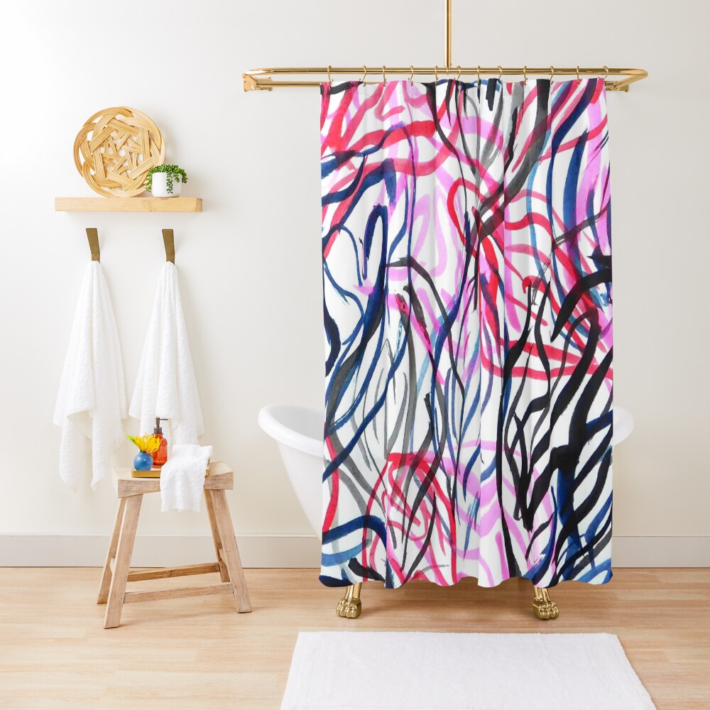 Item preview, Shower Curtain designed and sold by amberkstudios.