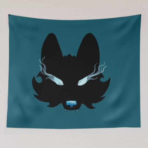 Item preview, Black Wolf Mask with Blue Eyes designed and sold by Lady-Lilac.