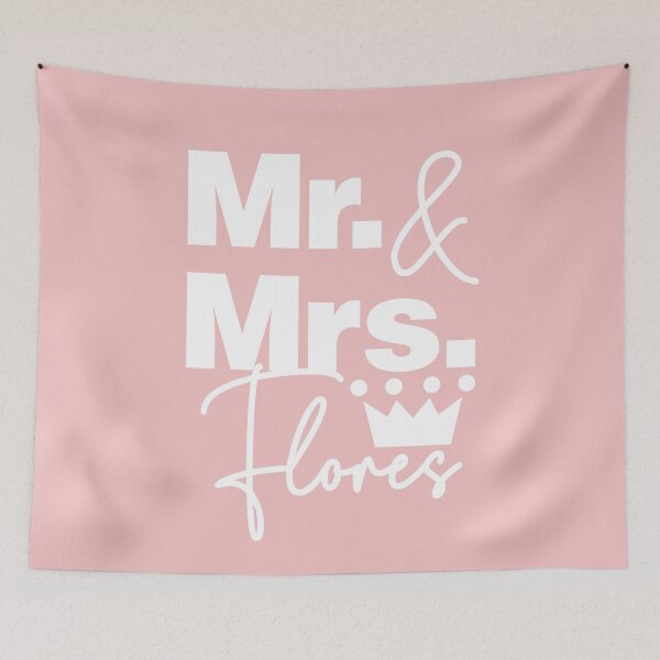 Item preview, We are Mr and Mrs Flores Lovely Family designed and sold by HelloFromAja.