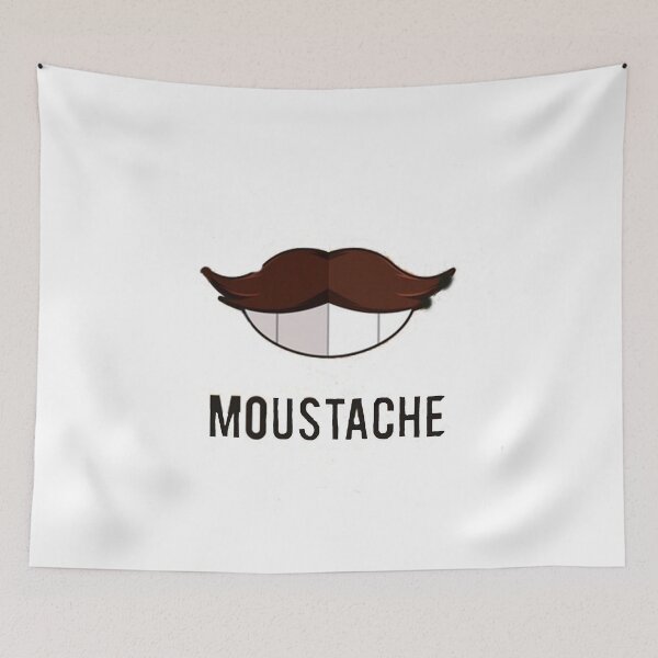 Aperçu de l'œuvre moustache créée et vendue par Saa3D.