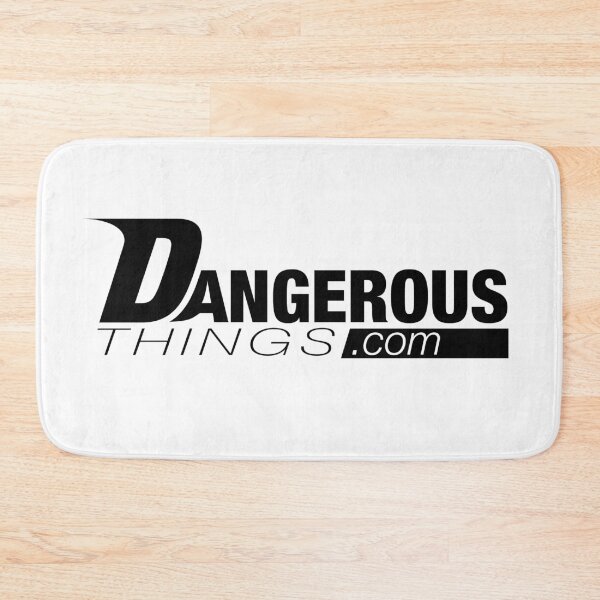 Item preview, DT Stylized Text Logo (Black) designed and sold by Dangerous Things.