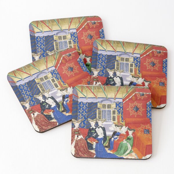Item preview, Christine de Pisan presenting her book to queen Isabeau of Bavaria designed and sold by brushandframes.