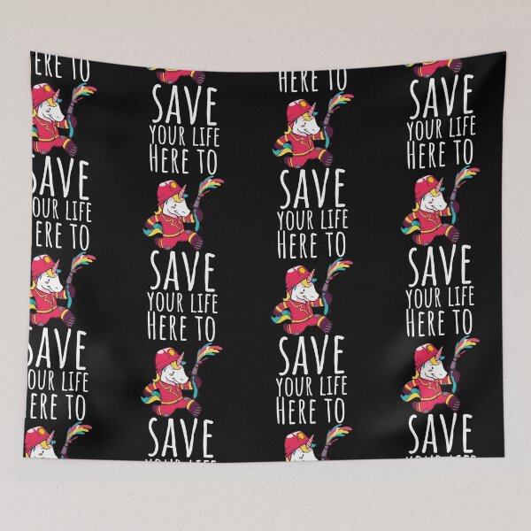 Item preview, unicorn firefighter designed and sold by pirminio.