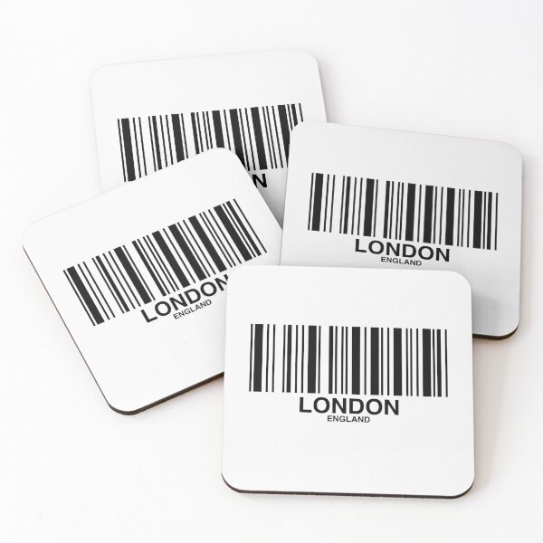 Item preview, london, england - barcode designed and sold by llamasdelrey.