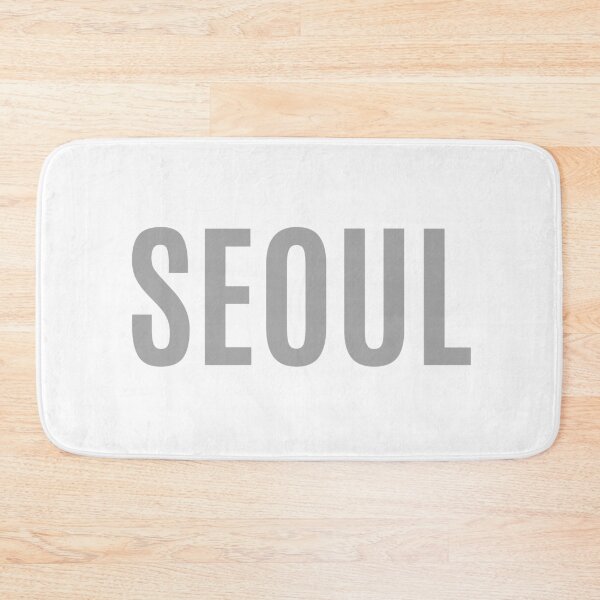 Item preview, Simple City Name "Seoul" (Grey/Gray) designed and sold by fresh-princess.