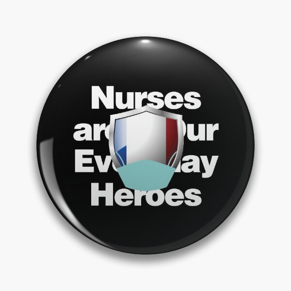 Item preview, France Nurses are Everyday Heroes designed and sold by HelloFromAja.