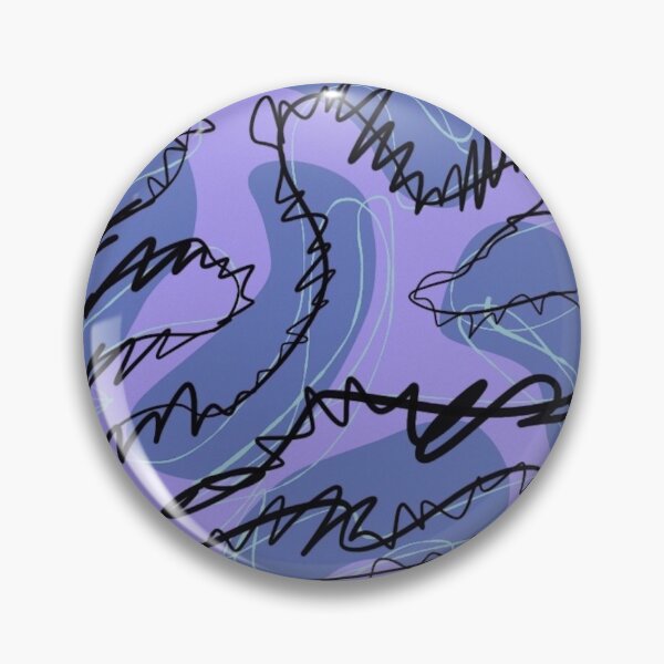 Item preview, Purple Scribbled Art Print designed and sold by Camilla Creations.